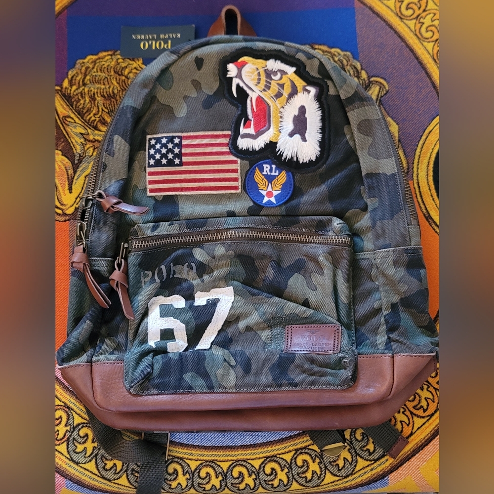 Polo Ralph Lauren Camo Bookbag